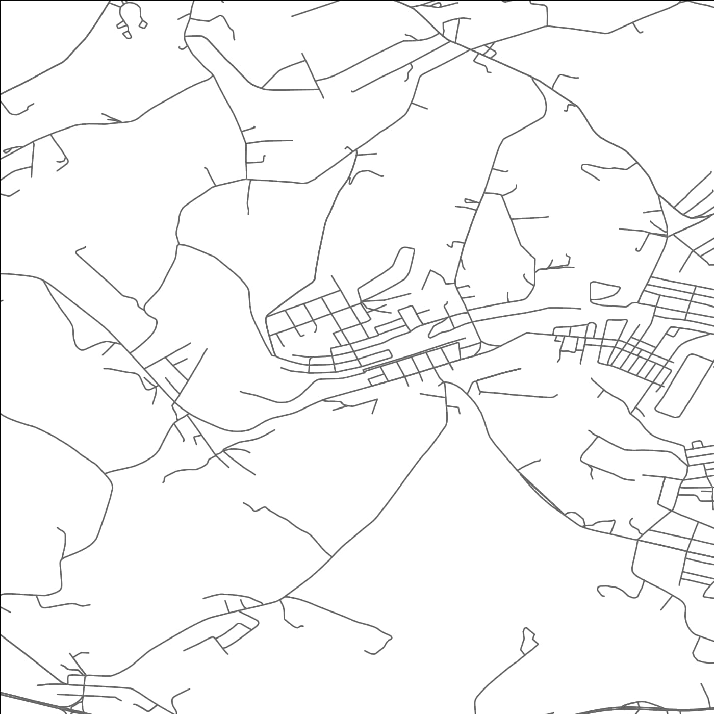 ROAD MAP OF PENN, PENNSYLVANIA BY MAPBAKES