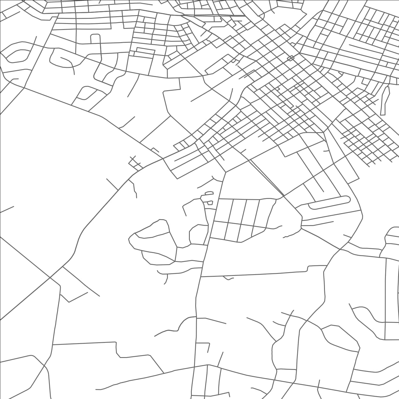 ROAD MAP OF PENNVILLE, PENNSYLVANIA BY MAPBAKES