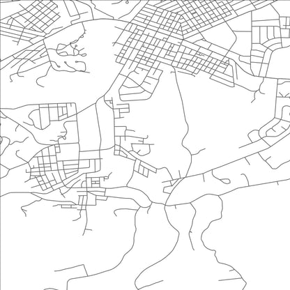 ROAD MAP OF PENNWYN, PENNSYLVANIA BY MAPBAKES