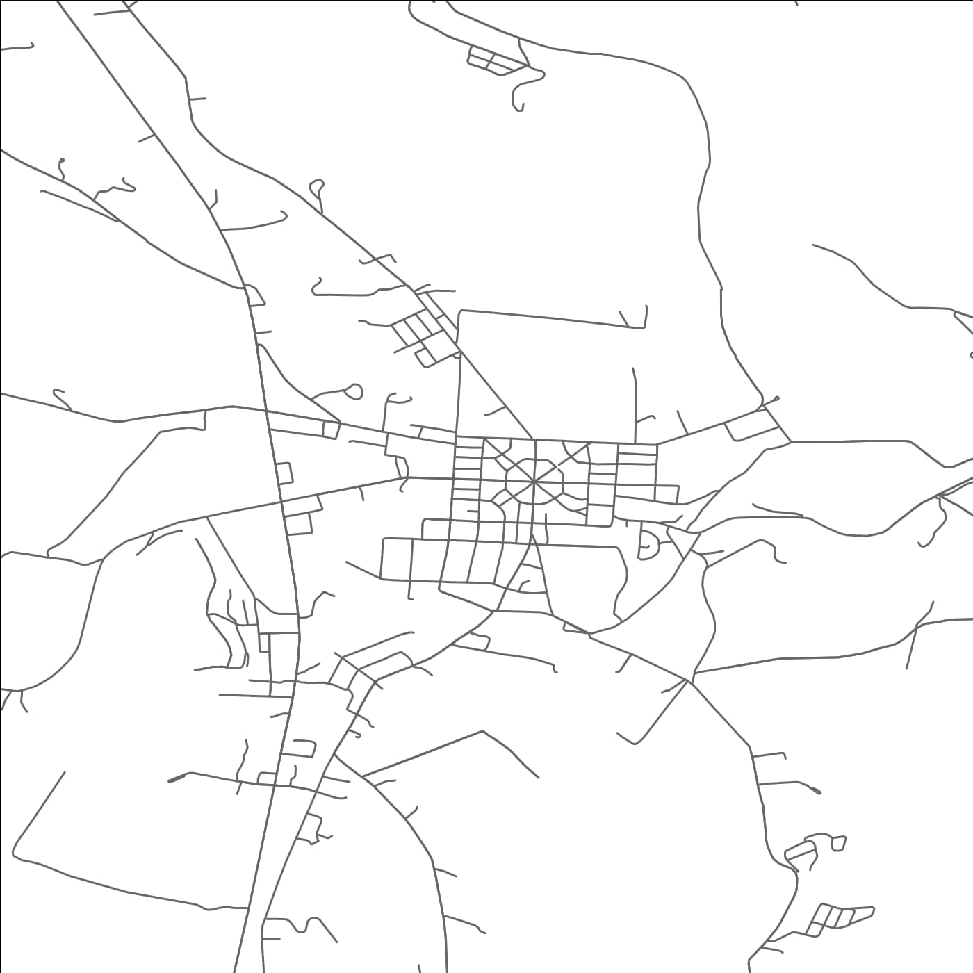 ROAD MAP OF PERRYOPOLIS, PENNSYLVANIA BY MAPBAKES