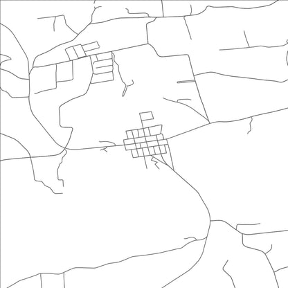 ROAD MAP OF PILLOW, PENNSYLVANIA BY MAPBAKES