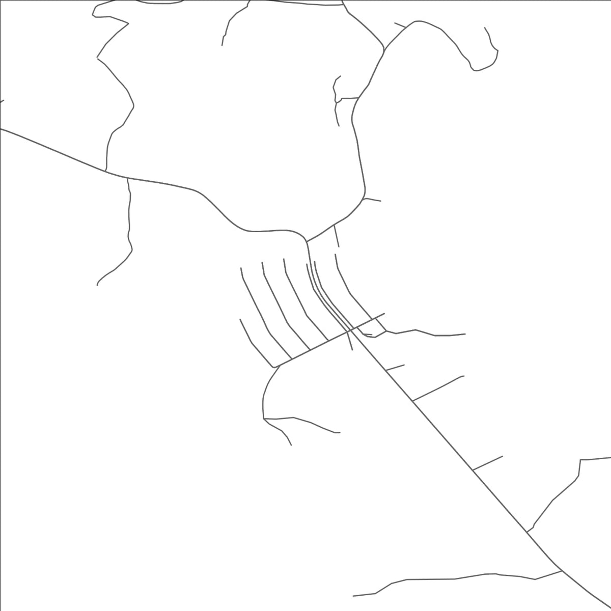 ROAD MAP OF PINE GLEN, PENNSYLVANIA BY MAPBAKES