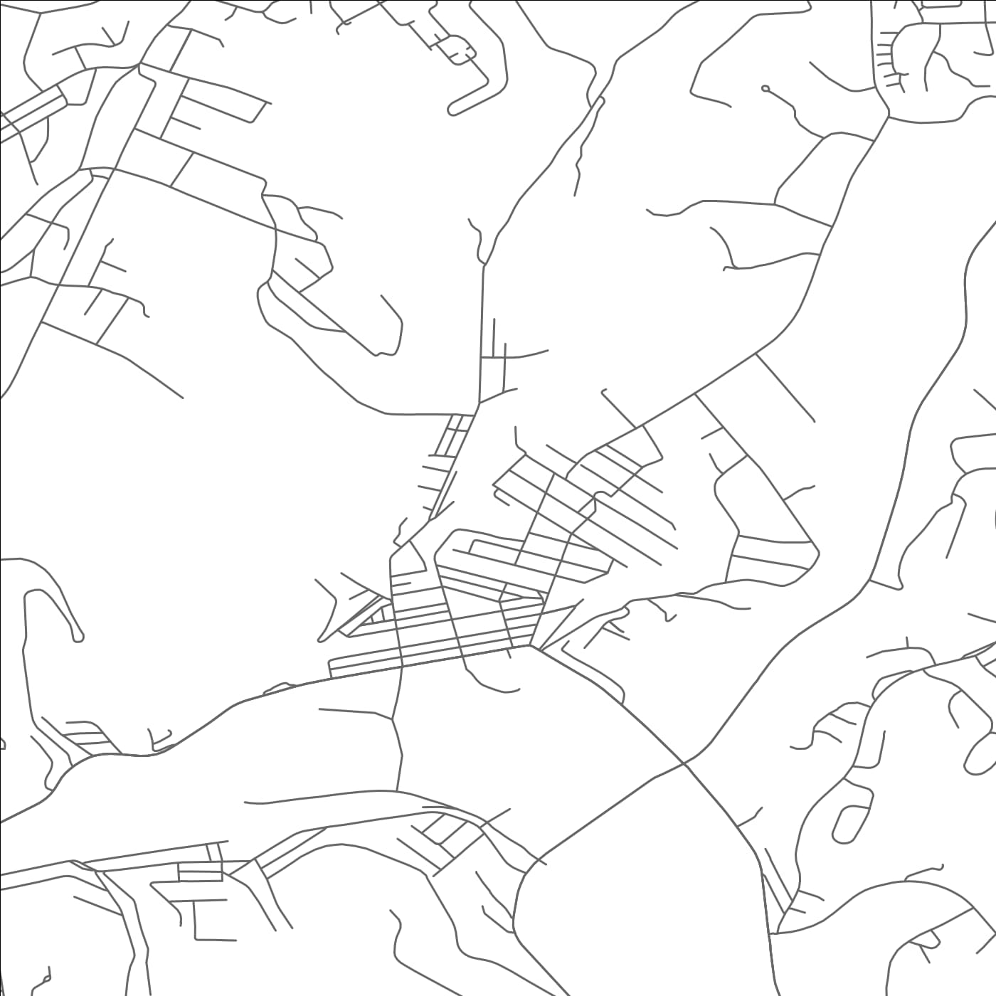 ROAD MAP OF PITCAIRN, PENNSYLVANIA BY MAPBAKES