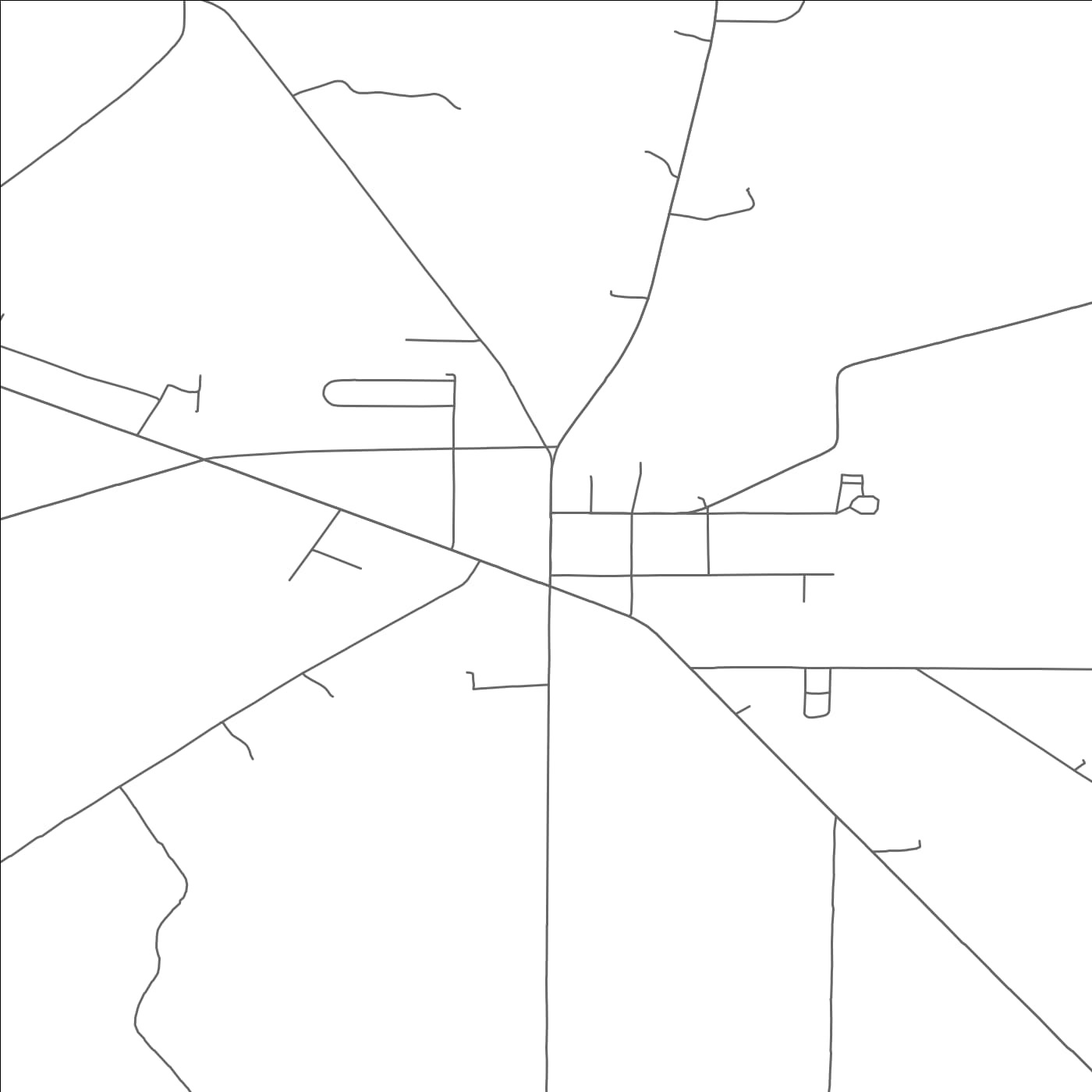 ROAD MAP OF PLEASANTVILLE, PENNSYLVANIA BY MAPBAKES