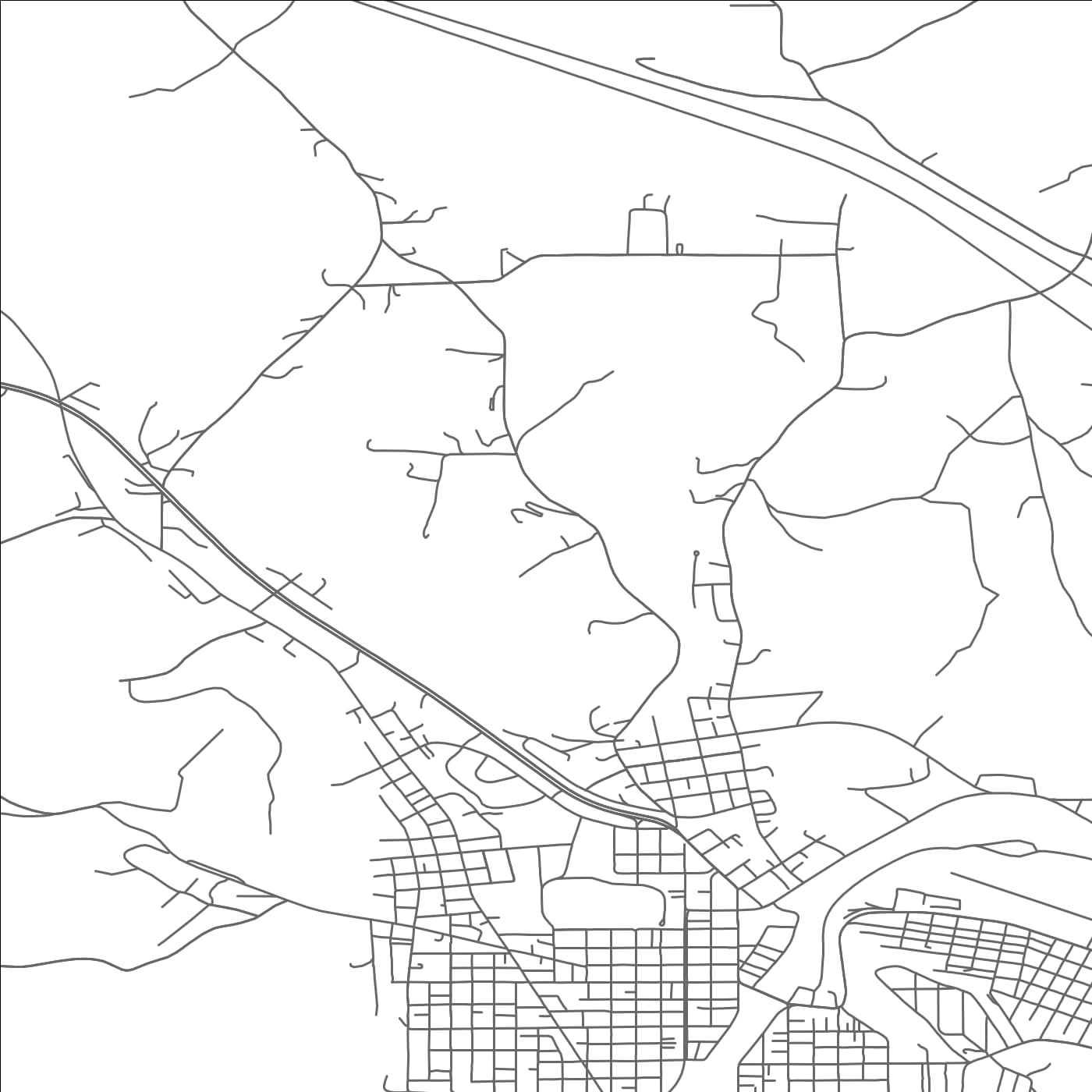 ROAD MAP OF PLYMPTONVILLE, PENNSYLVANIA BY MAPBAKES