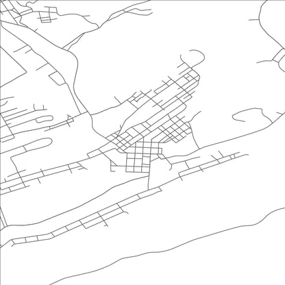 ROAD MAP OF PORT CARBON, PENNSYLVANIA BY MAPBAKES