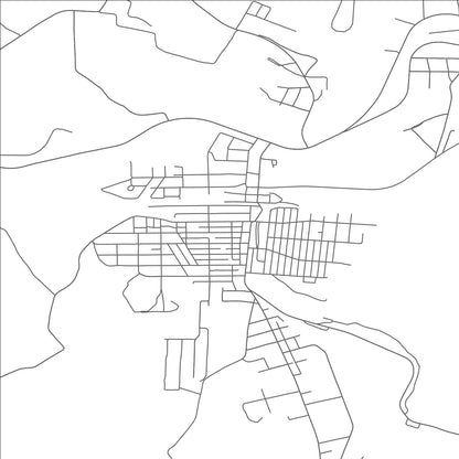 ROAD MAP OF PORTAGE, PENNSYLVANIA BY MAPBAKES