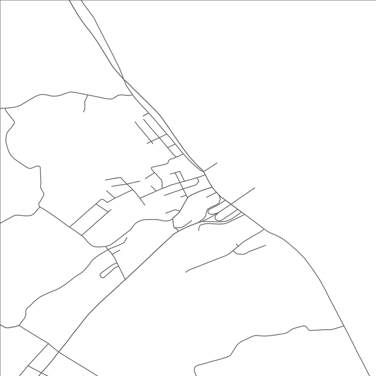 ROAD MAP OF PORTLAND, PENNSYLVANIA BY MAPBAKES