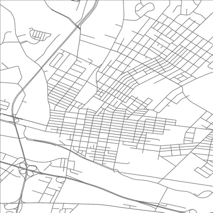 ROAD MAP OF POTTSTOWN, PENNSYLVANIA BY MAPBAKES