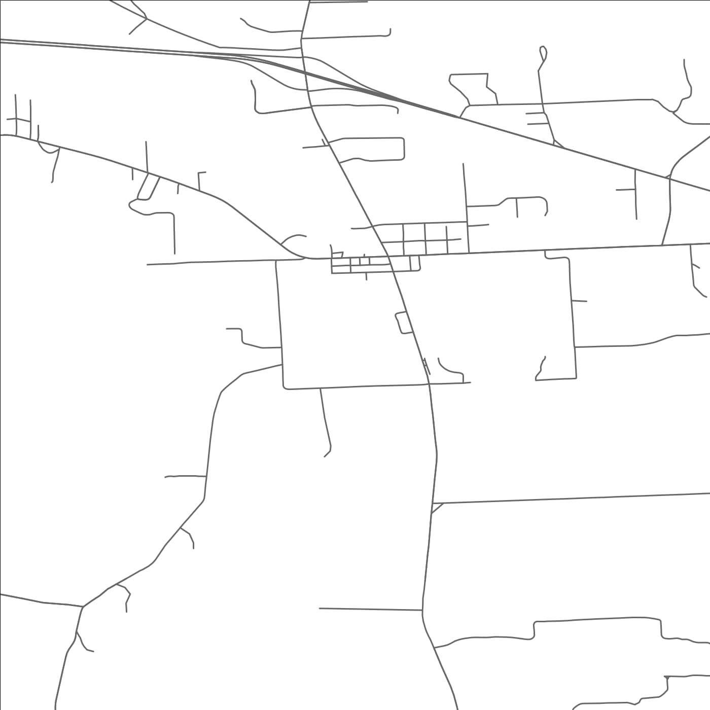 ROAD MAP OF PROSPECT, PENNSYLVANIA BY MAPBAKES