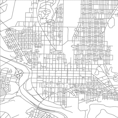 ROAD MAP OF READING, PENNSYLVANIA BY MAPBAKES