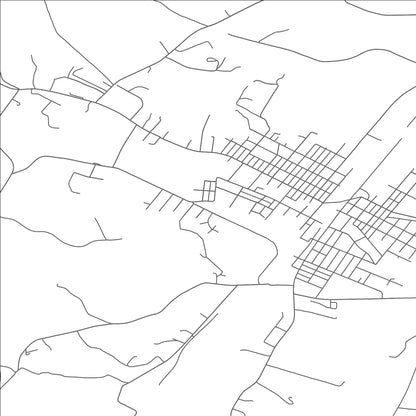 ROAD MAP OF REIGHTOWN, PENNSYLVANIA BY MAPBAKES