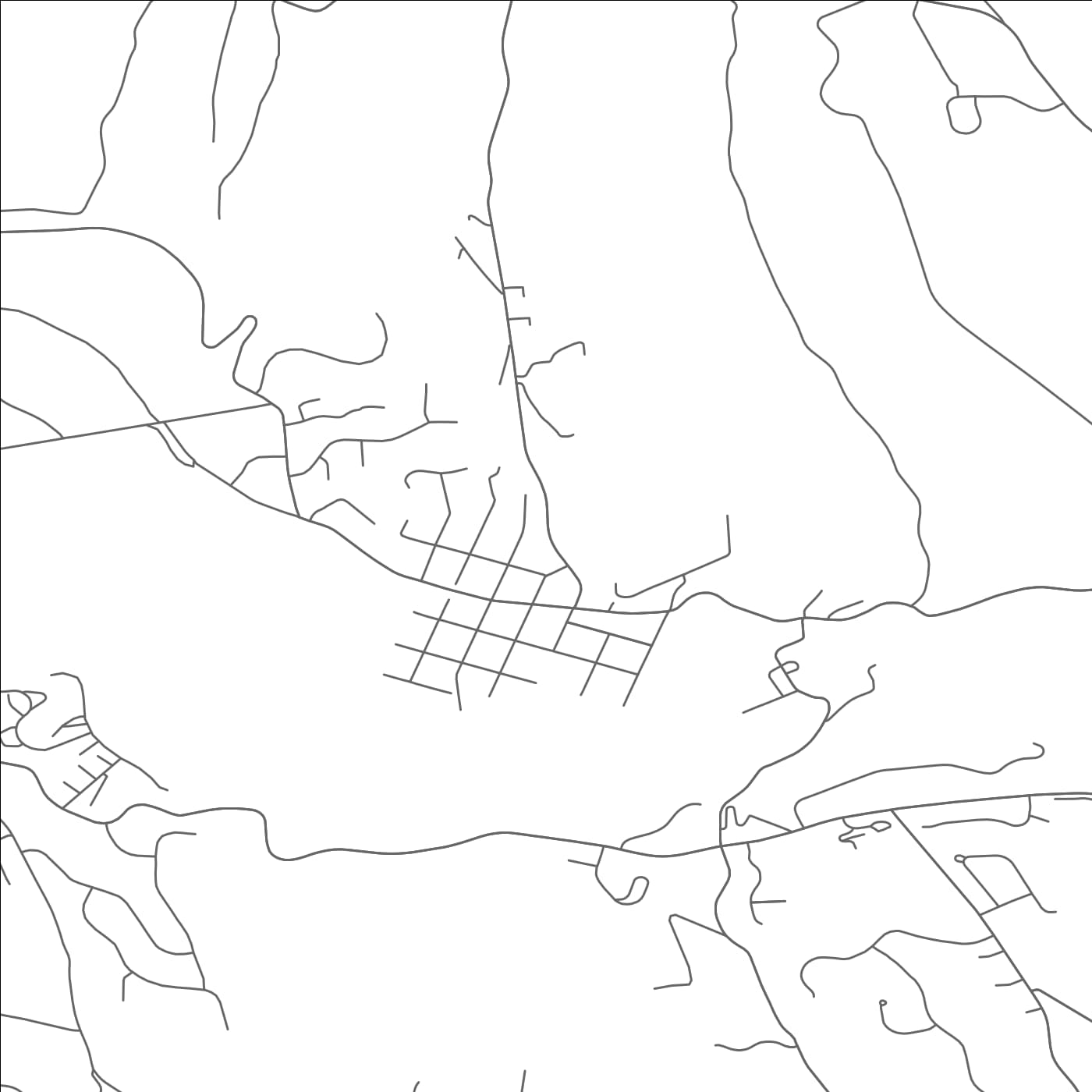 ROAD MAP OF RENNERDALE, PENNSYLVANIA BY MAPBAKES