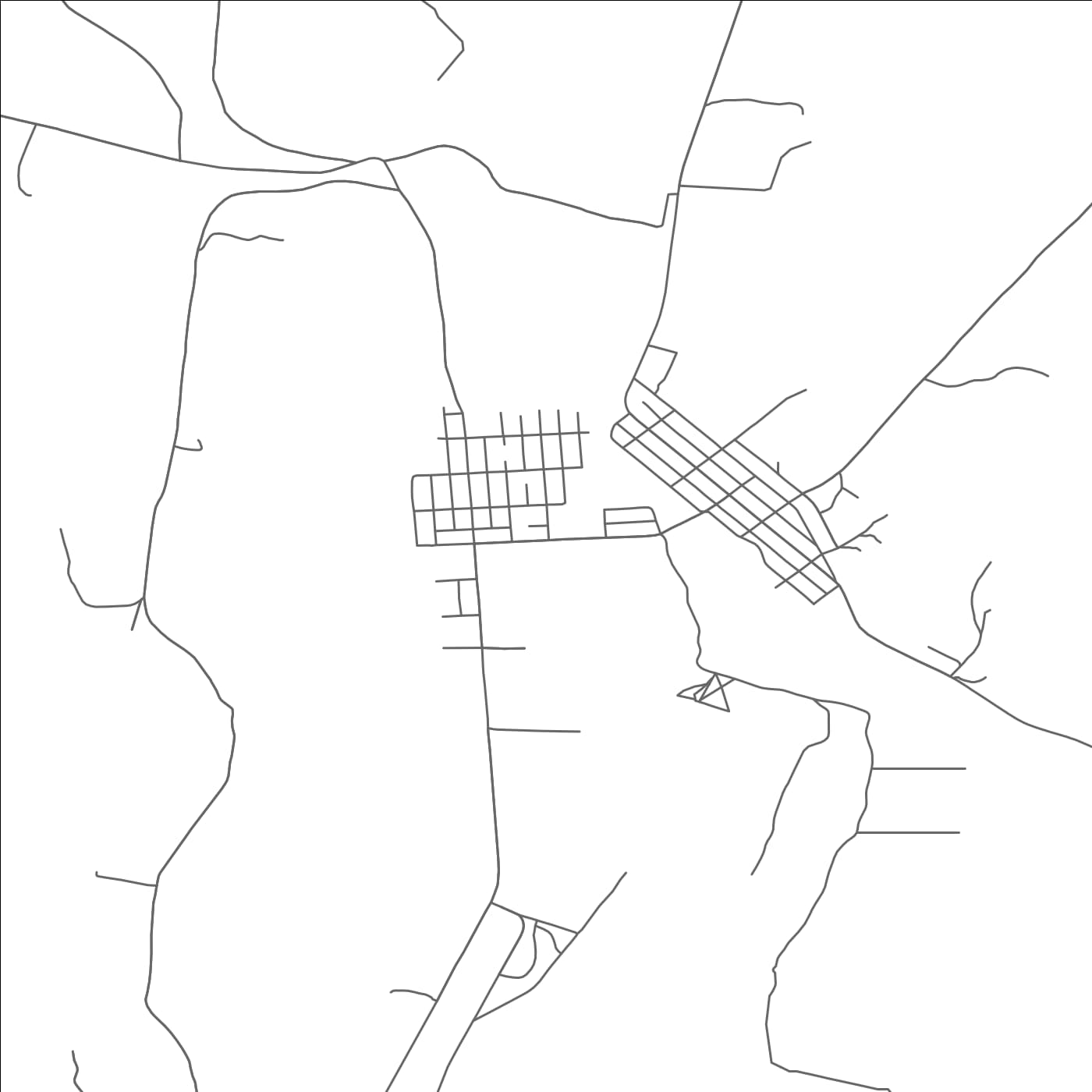 ROAD MAP OF ROCKHILL, PENNSYLVANIA BY MAPBAKES