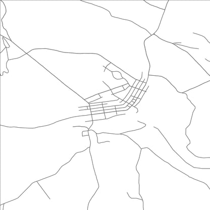 ROAD MAP OF ROCKWOOD, PENNSYLVANIA BY MAPBAKES