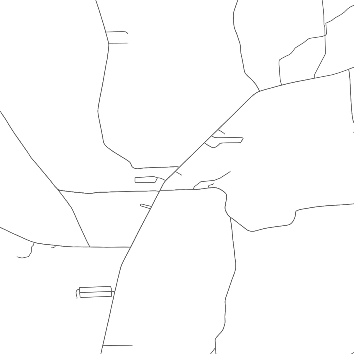 ROAD MAP OF ROME, PENNSYLVANIA BY MAPBAKES
