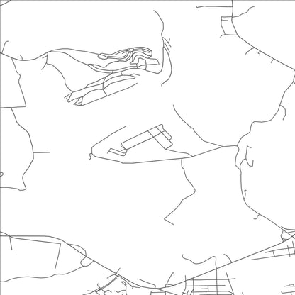 ROAD MAP OF RONCO, PENNSYLVANIA BY MAPBAKES