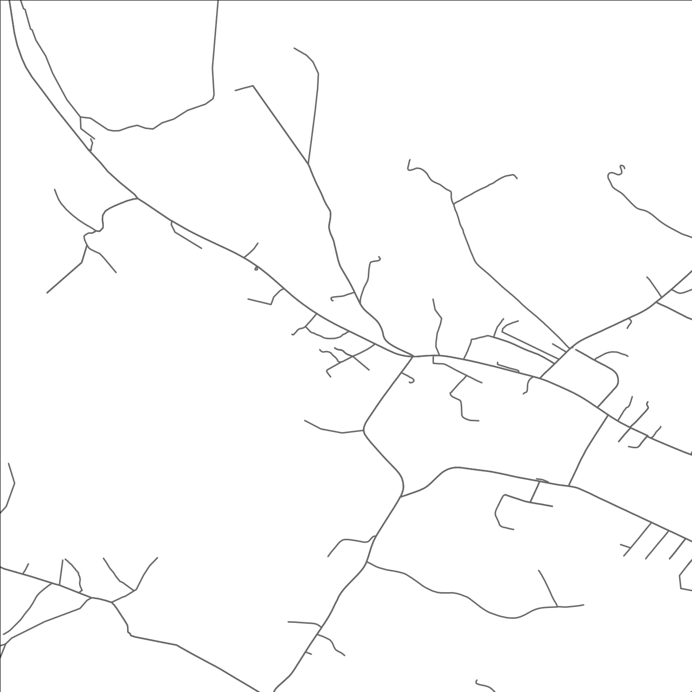 ROAD MAP OF ROOTS, PENNSYLVANIA BY MAPBAKES