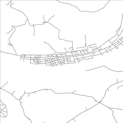 ROAD MAP OF ROSCOE, PENNSYLVANIA BY MAPBAKES