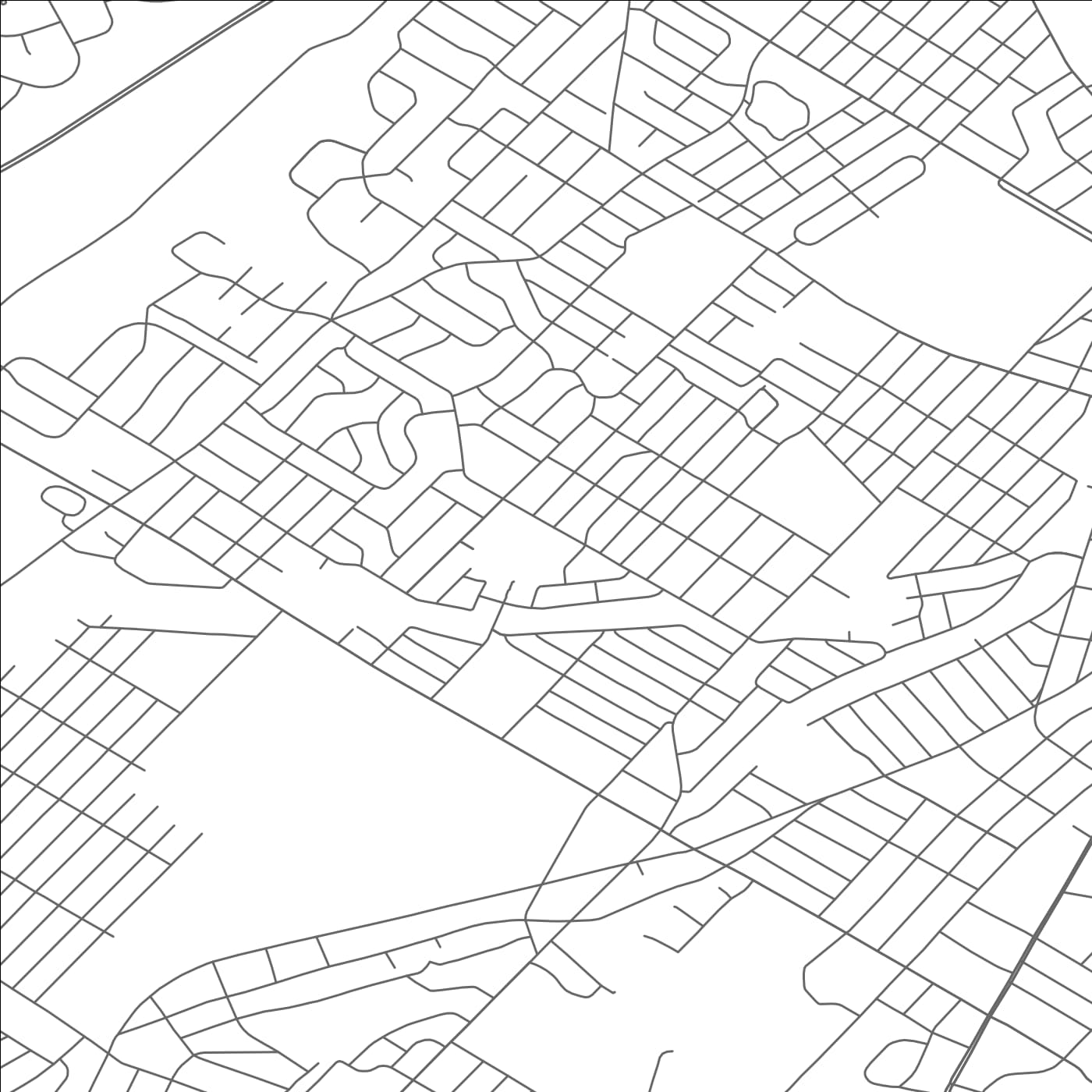 ROAD MAP OF ROSLYN, PENNSYLVANIA BY MAPBAKES