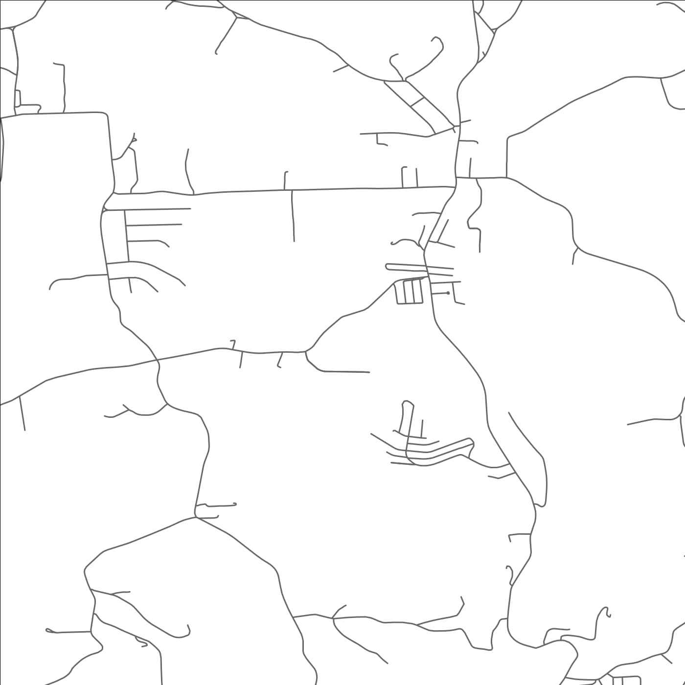 ROAD MAP OF RUSSELLTON, PENNSYLVANIA BY MAPBAKES