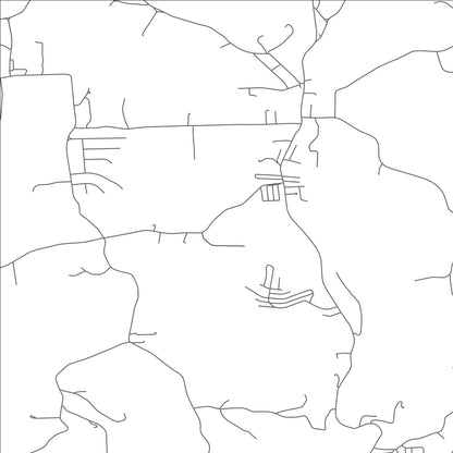 ROAD MAP OF RUSSELLTON, PENNSYLVANIA BY MAPBAKES