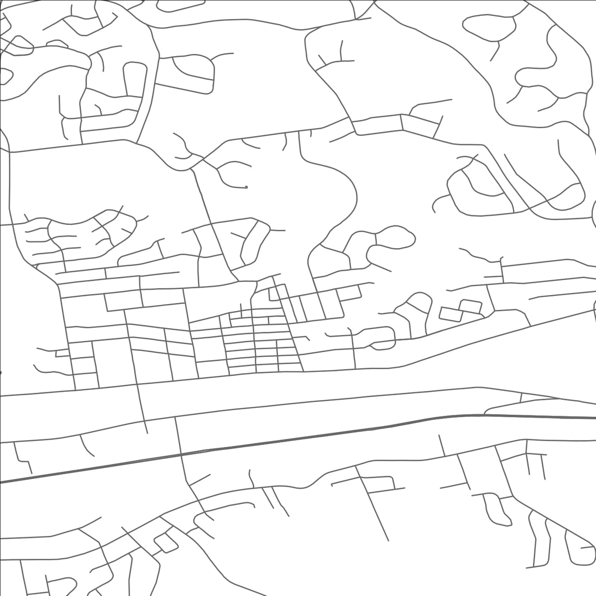 ROAD MAP OF RUTHERFORD, PENNSYLVANIA BY MAPBAKES
