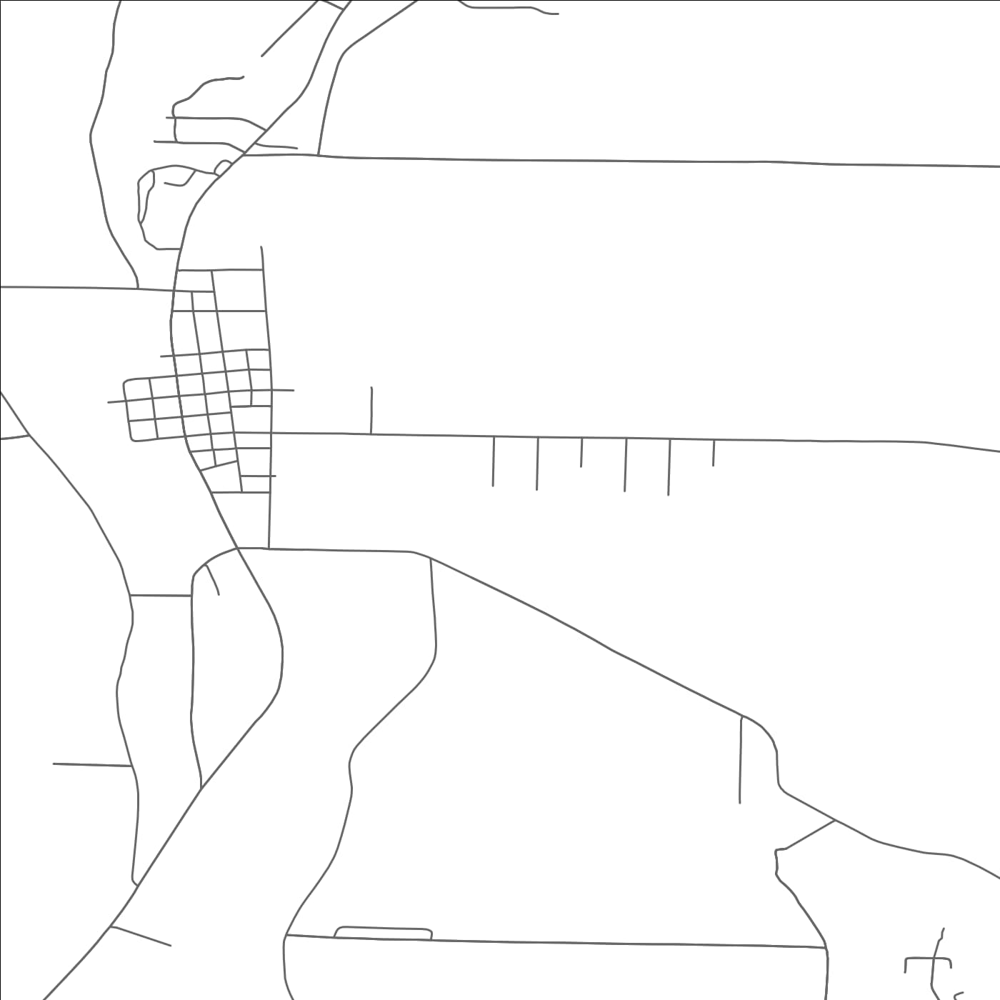 ROAD MAP OF SAEGERTOWN, PENNSYLVANIA BY MAPBAKES