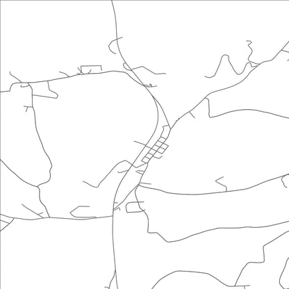 ROAD MAP OF SALLADASBURG, PENNSYLVANIA BY MAPBAKES