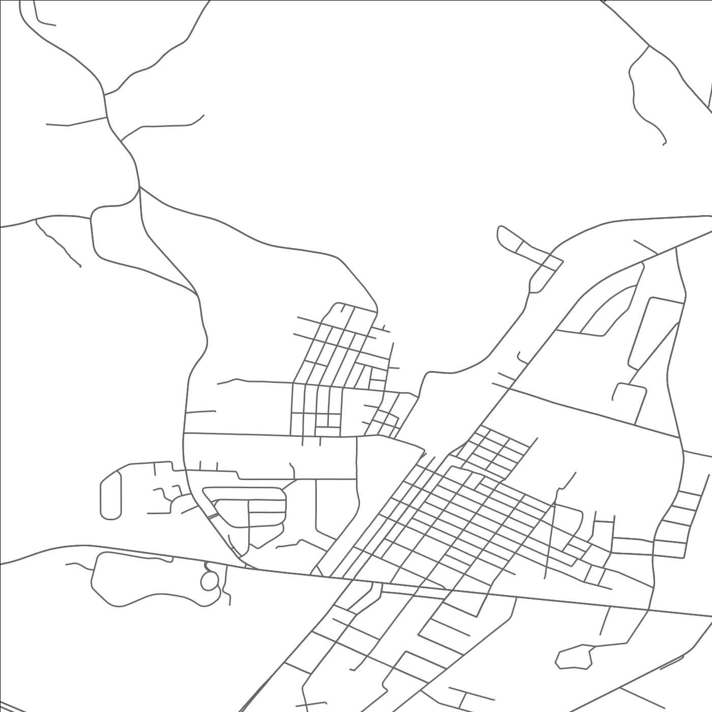 ROAD MAP OF SANKERTOWN, PENNSYLVANIA BY MAPBAKES