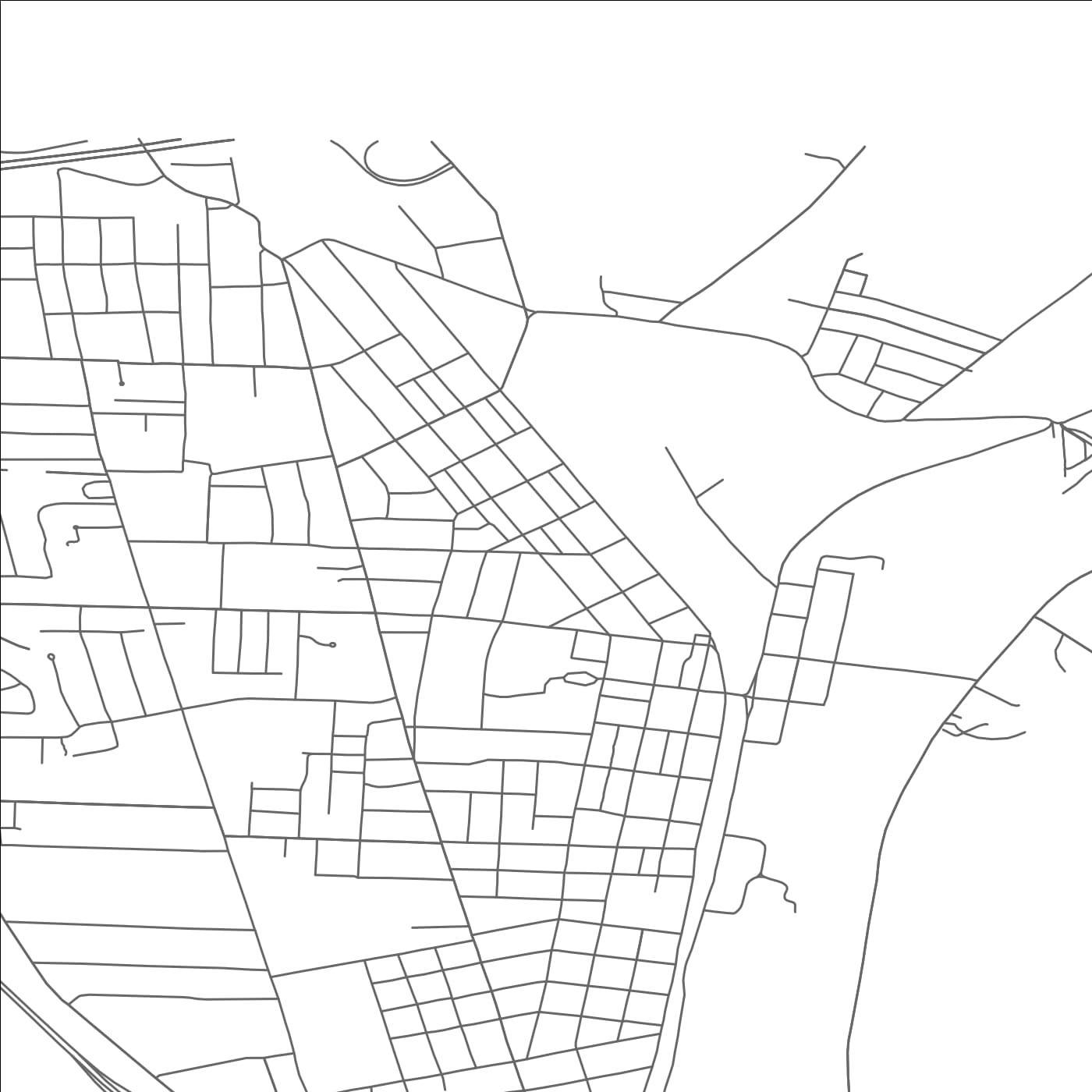 ROAD MAP OF SAYRE, PENNSYLVANIA BY MAPBAKES