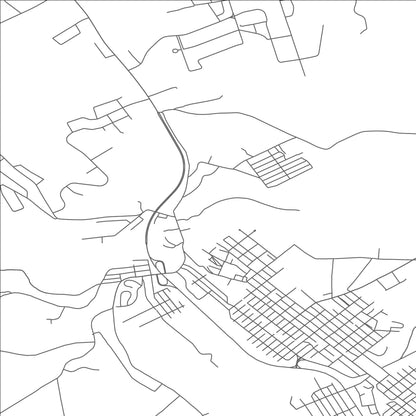ROAD MAP OF SCALP LEVEL, PENNSYLVANIA BY MAPBAKES