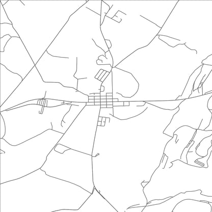 ROAD MAP OF SCHELLSBURG, PENNSYLVANIA BY MAPBAKES