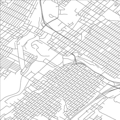 ROAD MAP OF SCRANTON, PENNSYLVANIA BY MAPBAKES