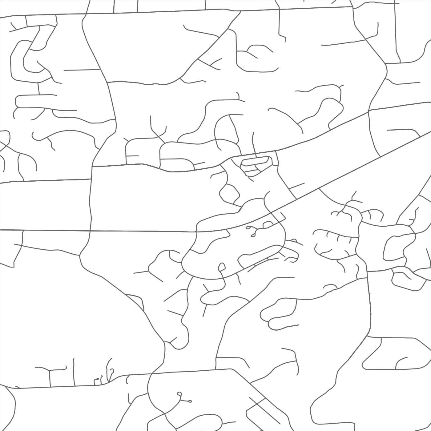 ROAD MAP OF SEVEN FIELDS, PENNSYLVANIA BY MAPBAKES