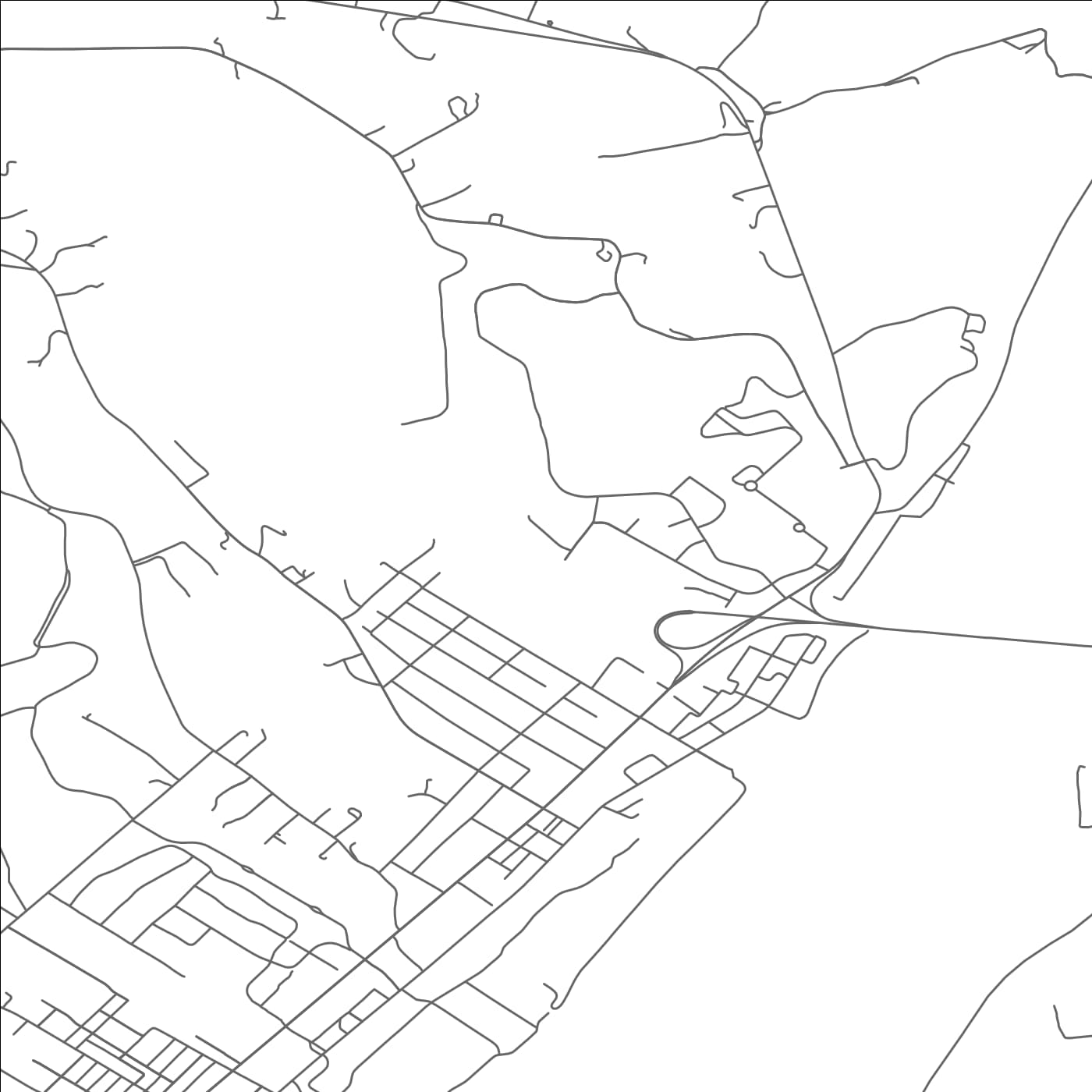 ROAD MAP OF SHAMOKIN DAM, PENNSYLVANIA BY MAPBAKES