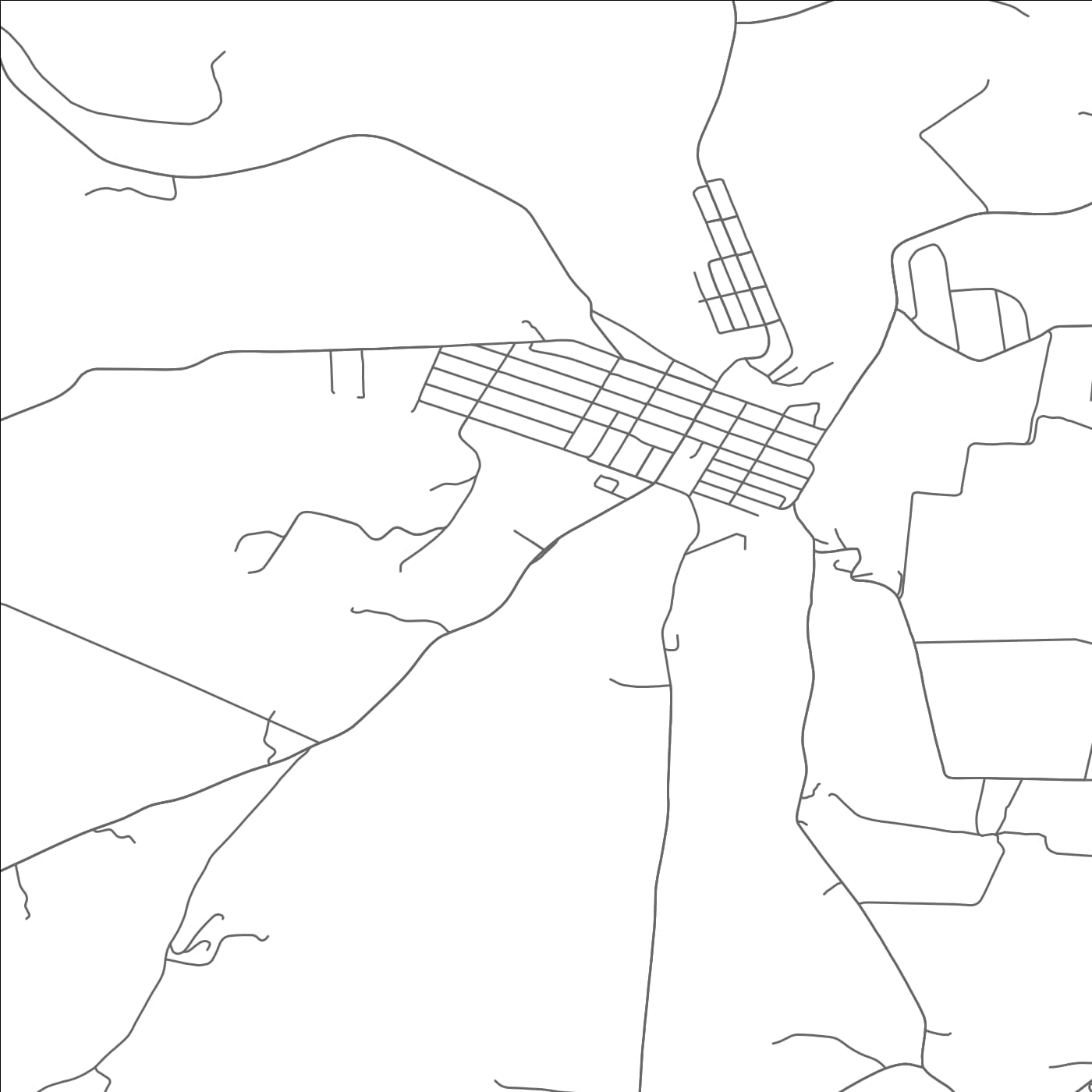 ROAD MAP OF SHELLTOWN, PENNSYLVANIA BY MAPBAKES