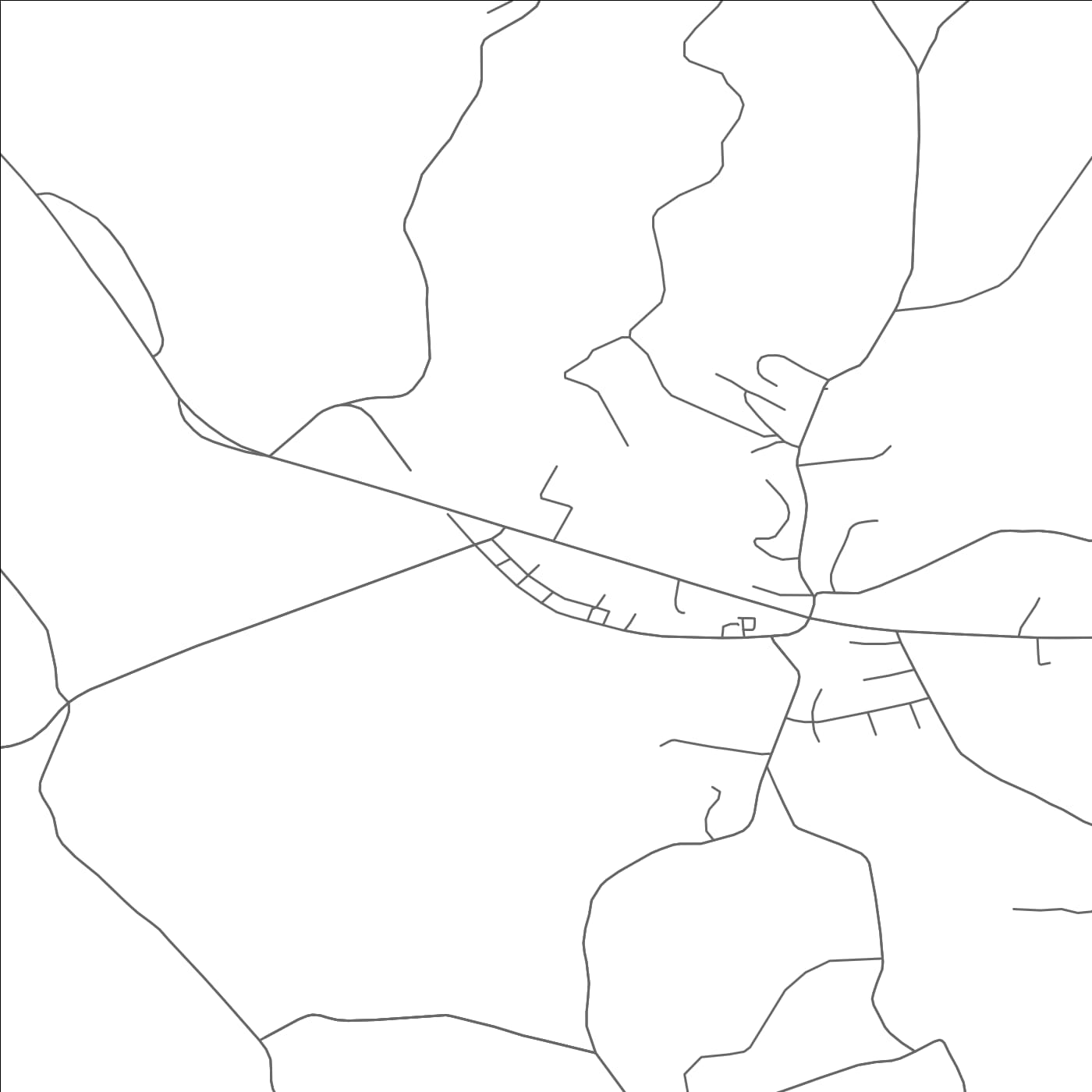 ROAD MAP OF SHELOCTA, PENNSYLVANIA BY MAPBAKES