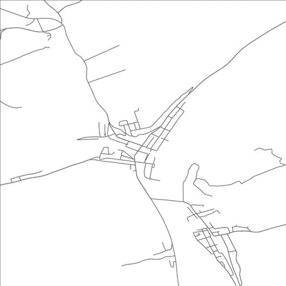 ROAD MAP OF SHICKSHINNY, PENNSYLVANIA BY MAPBAKES