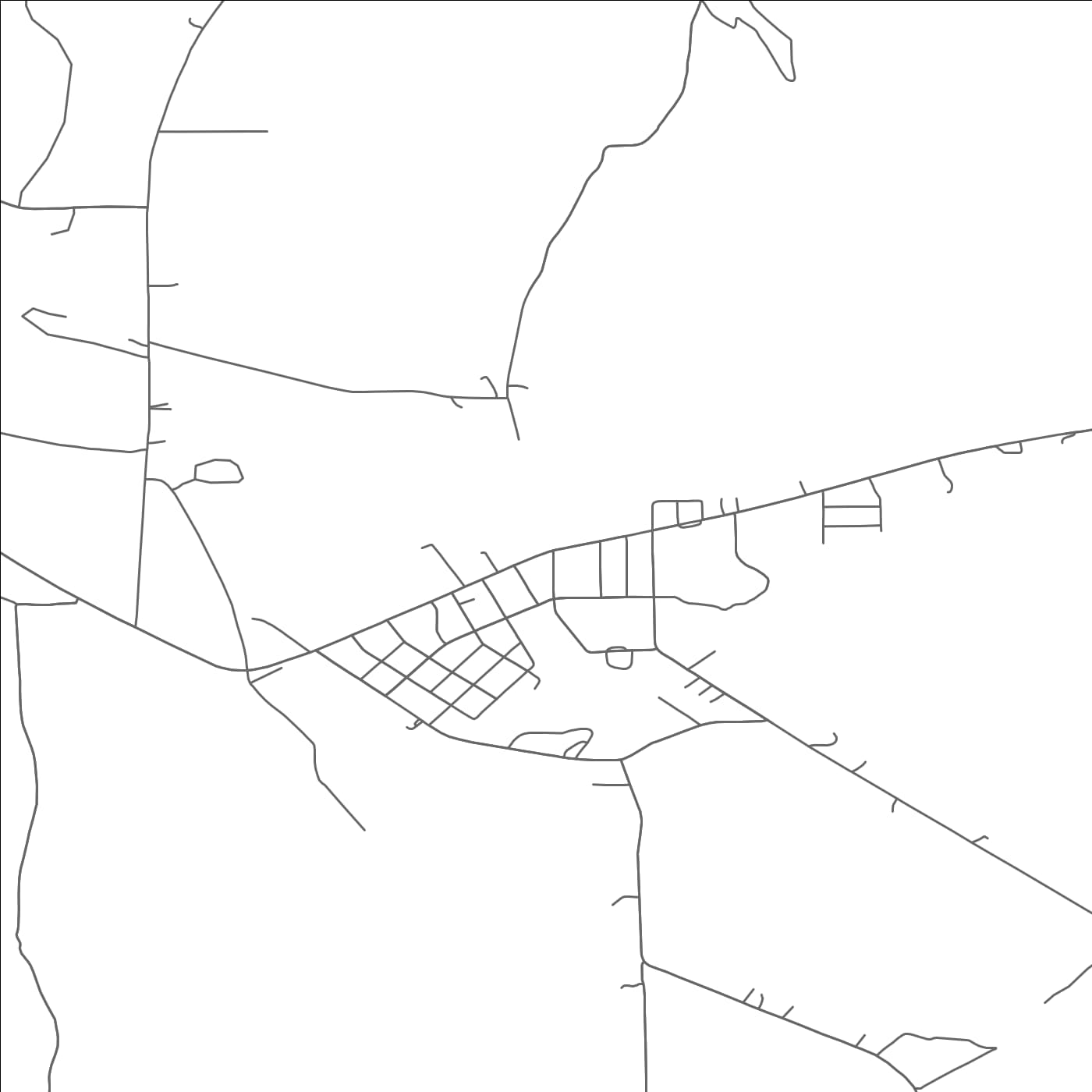 ROAD MAP OF SHINGLEHOUSE, PENNSYLVANIA BY MAPBAKES