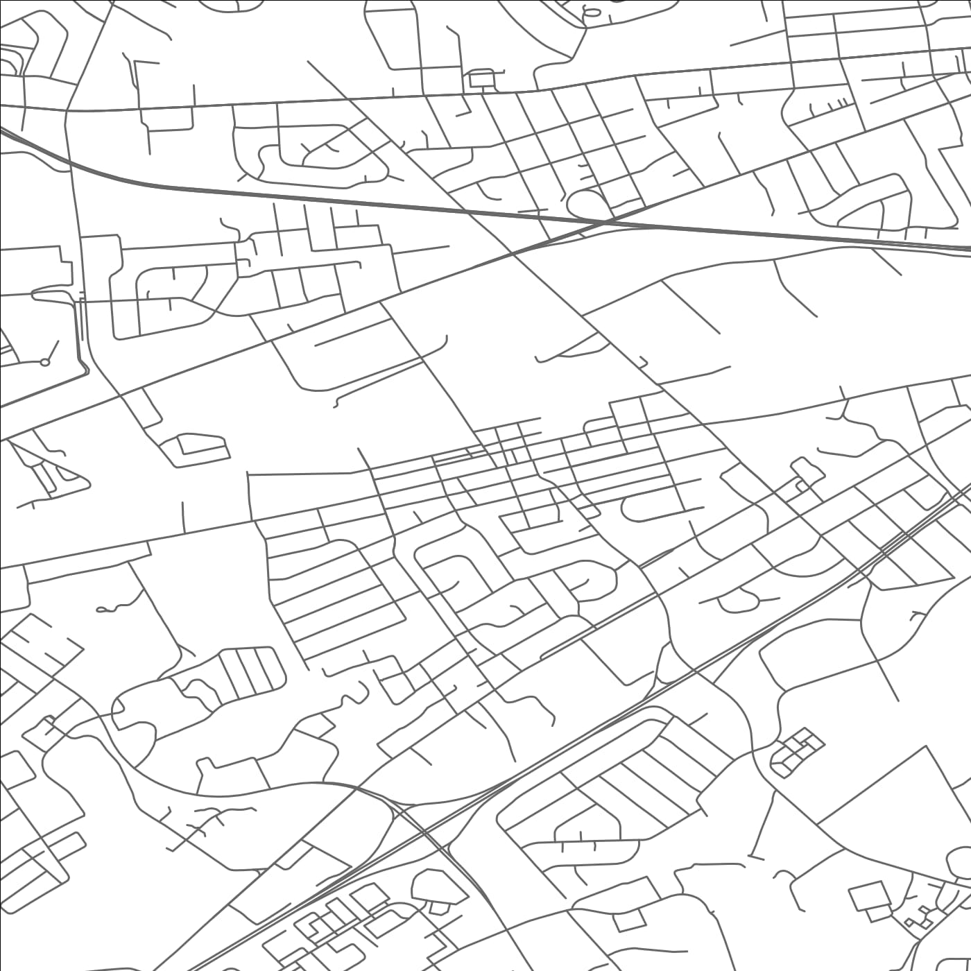 ROAD MAP OF SHIREMANSTOWN, PENNSYLVANIA BY MAPBAKES