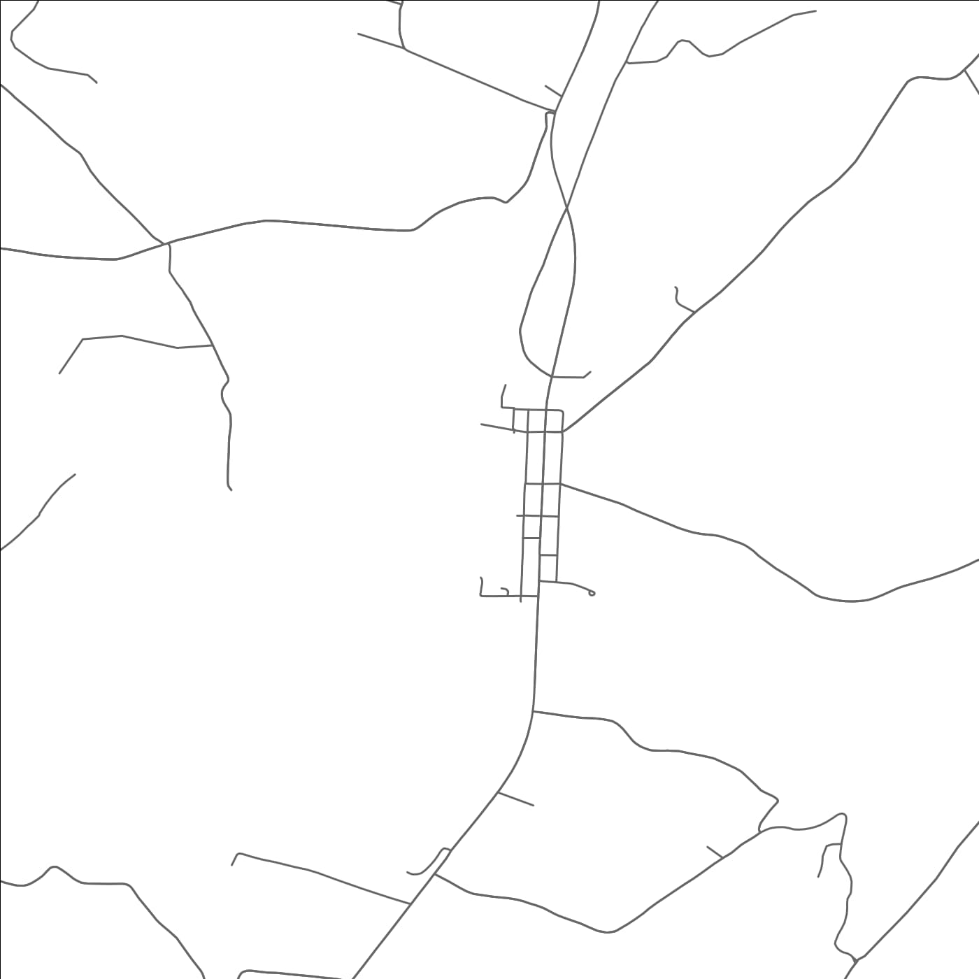 ROAD MAP OF SHIRLEYSBURG, PENNSYLVANIA BY MAPBAKES