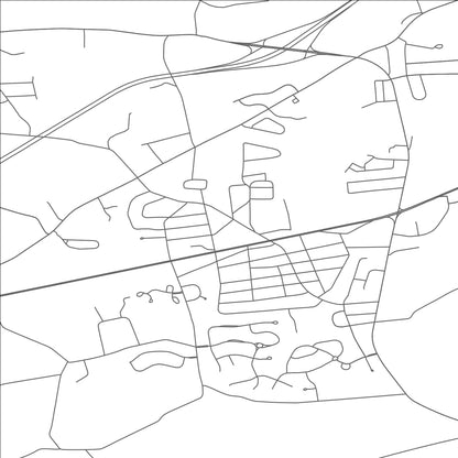 ROAD MAP OF SKYLINE VIEW, PENNSYLVANIA BY MAPBAKES