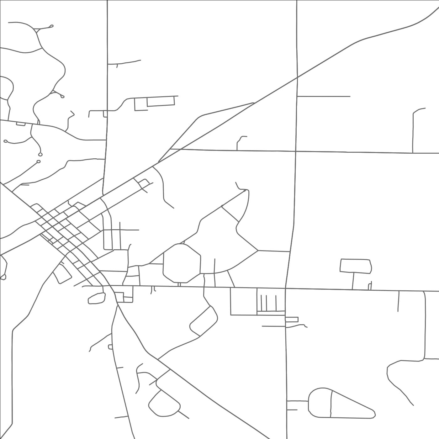 ROAD MAP OF SLIPPERY ROCK UNIVERSITY, PENNSYLVANIA BY MAPBAKES