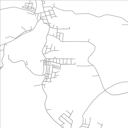 ROAD MAP OF SLOVAN, PENNSYLVANIA BY MAPBAKES