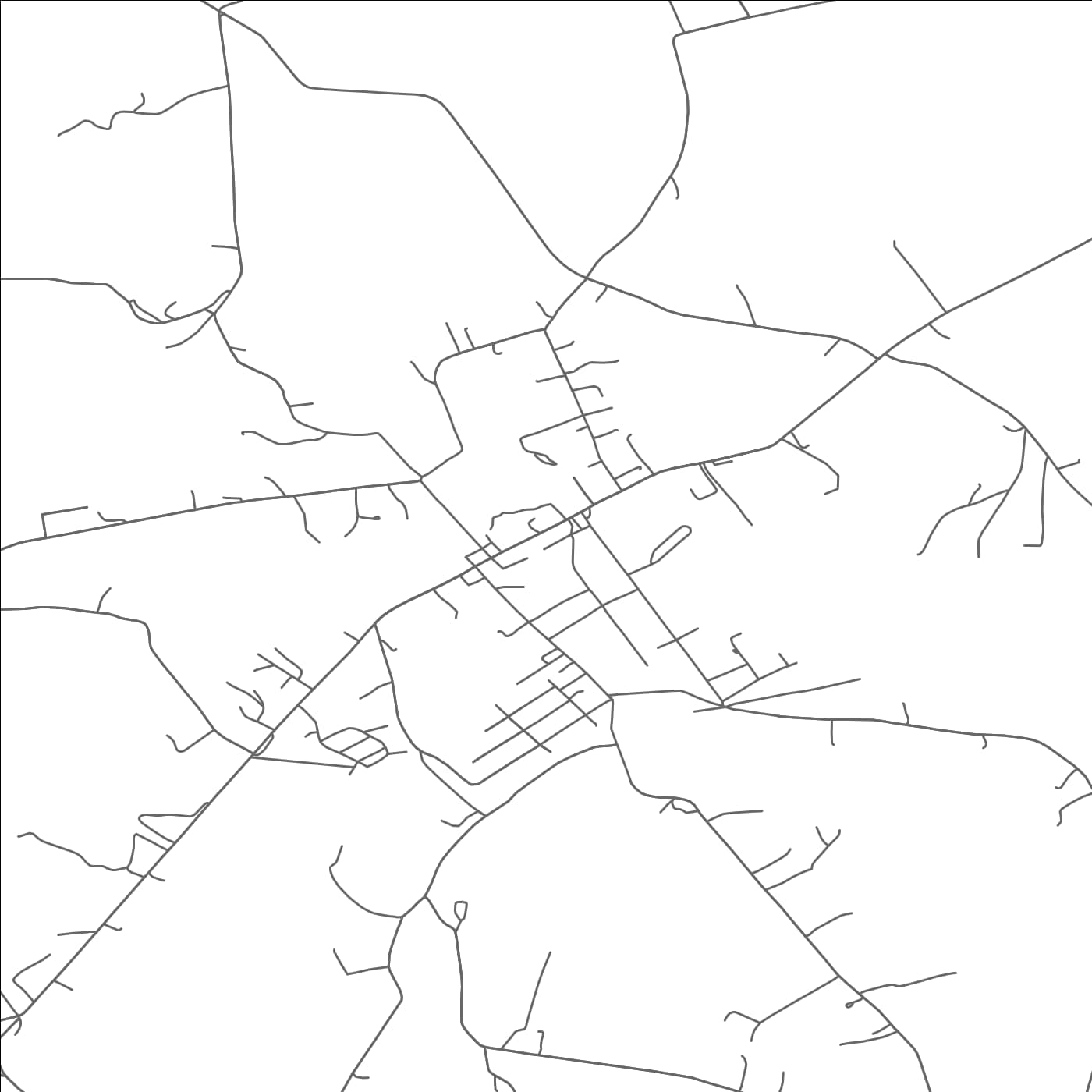 ROAD MAP OF SMITHFIELD, PENNSYLVANIA BY MAPBAKES