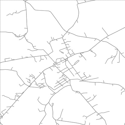 ROAD MAP OF SMITHFIELD, PENNSYLVANIA BY MAPBAKES