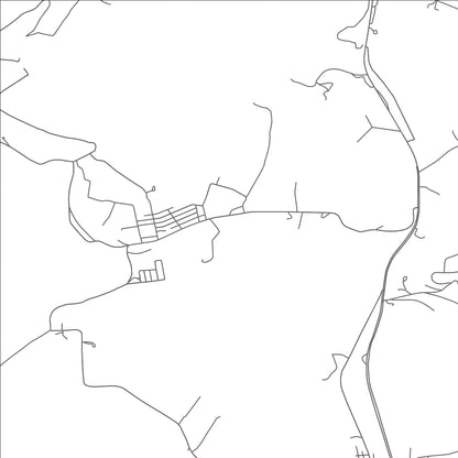 ROAD MAP OF SMOCK, PENNSYLVANIA BY MAPBAKES