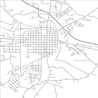 ROAD MAP OF SOMERSET, PENNSYLVANIA BY MAPBAKES