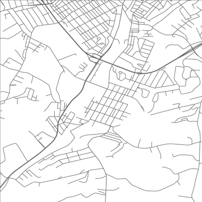 ROAD MAP OF SOUTH GREENSBURG, PENNSYLVANIA BY MAPBAKES